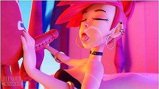 Frankie And Wilt (blenderknight, Lewdheart) With Car Toon