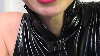 A Jerk-off Instruction with the Strap-on