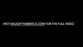 Naughty America - Ariella Ferrera fucking in the couch