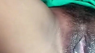 2month Not Touch Pussy Stretching with Big Eggplant