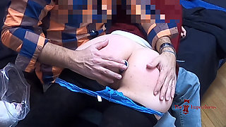 Spanking and Insert a Buttplug to a Naughty Girl!