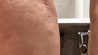 Toilet Slave Licks My Stinky and Dirty Anus and Pussy After the Toilet