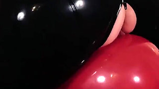Sexy Fetish Model in Shiny Latex Catsuit Teasing You so! Curvy MILF - Erotic Beautiful