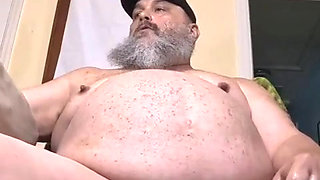 Big Stepdaddy Gene Cums on Cam
