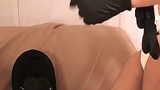 Ruined Orgasm of a Tied-up Male Slave While an Electric Dildo Penetrates His Ass - Femdom Anal