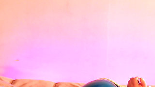 Latex bondage escape, sexy MILF submissive in rubber with gag