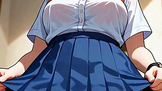 Anime Girls Get Banged Showing Asshole