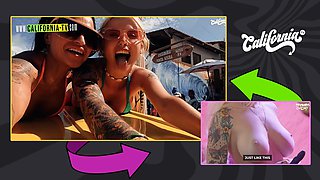 Teen Giovanna A Loses Control and Strips Naked on Live Show