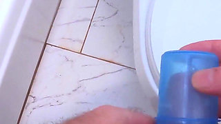 Helping stepson to get a sperm sample with my ass and pussy