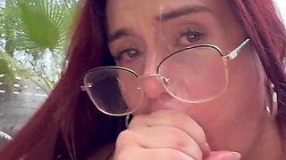 POV - Close up Blowjob and Cumshot of Kayla Davies