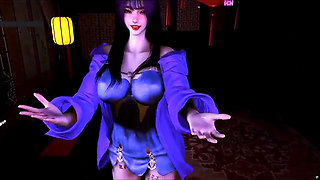 The Seductive Goddess of Virtual Flames - 3D Animation Hentai