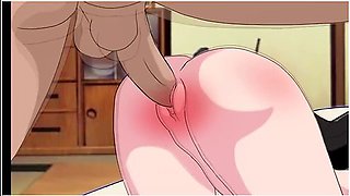 Mitsuri, Nezuko And Shinobu Love Sex In Different Positions, Kimetsu No Yaiba Compilation With Car Toon And Hentai Anime