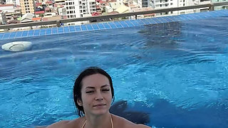 Bikini Tease, Tits Cleavage, Feet, Tits Flash