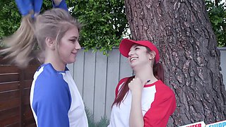 April and Taylor in a steamy threesome with Eric