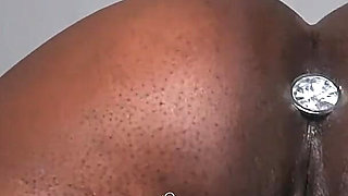 BBW Plus Butt Plug Equals Lots of Squirting