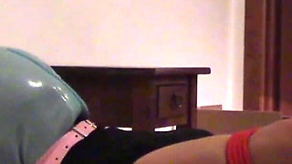 Laura on Heels bound in silver heels and fishnet pantyhose roughly fucked and throated full video