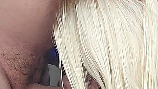 Cute Blonde Sucking Stepdads Cock