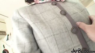 Elegant goomah's shy action