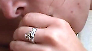 Blonde Sluts Sharing Dick and Dildoing Pussies in Car Threesome