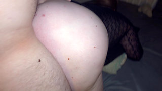 Submissive with Big Ass Sexy Body in Sheer Lingerie