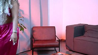 Busty Latina MILF Hires a Muscular Stud for a Massive BBC Creampie