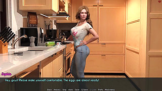 Awam - a Wife and a Stepmother - Sophia Invites Three Movers Into Her House While Half Naked - Part 2
