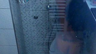 Big Booty Ebony Fucked Hard in Shower - Kiki Minaj