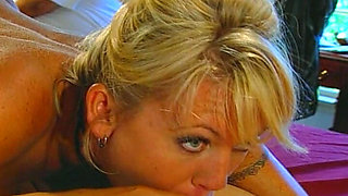 Horny Blonde Mature Gets Licked and Fucked Hard
