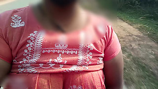 Bike riding in public place showing boobs