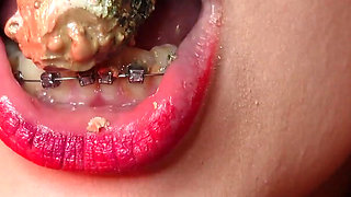 Giantess Devour Fetish Video - Slowly Eating Chocolate Man - Seduce and Dirty Talk