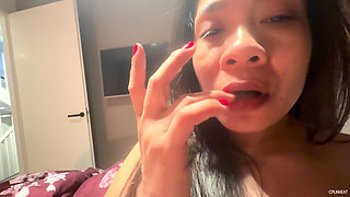 Anong Shakes Her Curvy Ass on Daniel's Big Cock, Deep Pussy Pounding Makes Her Ass Bounce