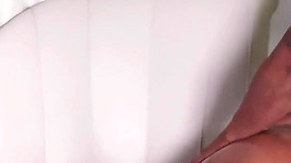 Busty Ebony Babe Oiled up and Fucked in Vegas