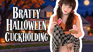 Bratty Girl Next Door Halloween Cuckolding