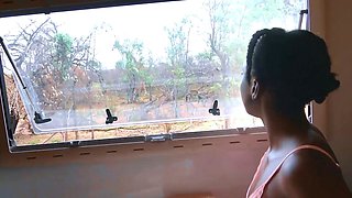 My EBONY GF kept her pure face for Sunday service