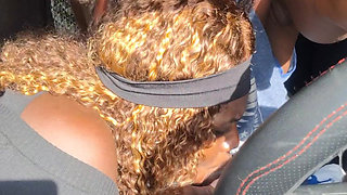 Sucking a Big Dick While Fucking and Driving at 100km/h