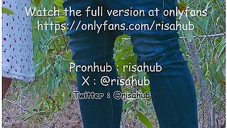 Thai Risahub, Having Sex With My Girlfriend In The Woods Outdoors, Wาแwuสาวไปเยดใuปาเอาดอร เสยง