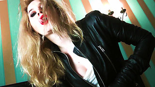 Orgasmic Ride in Leather