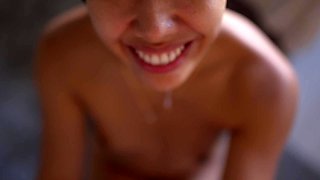 Asian butt slut ordered me to pull her plug out and insert my dick