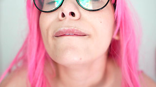I’m Smoking a Cigarette and Blowing Out the Smoke, and as I Do, I Tell You to Cum on My Face Because I Love It.
