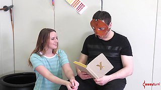 Bootie eating sub girl waxed and worshipping