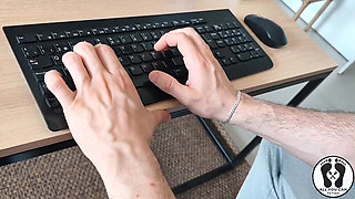 Hey Secretary, Take Out My Stress Sucking My Dick!!!