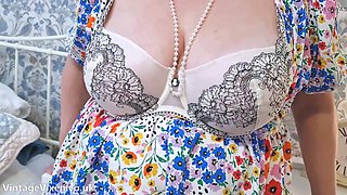 PRETTY BRA FOR AUNT JANES BIG BOOBS