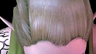 Cute Wood Elf POV Blowjob on Her Knees - 3D Porn