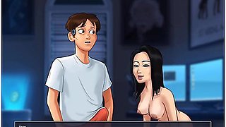 Car Toon In Summertime Saga: Japanese Professor Fucks Her Student In Her Office For A Good Grade - Episode 195