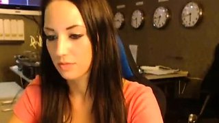 Naughty Teen Secretary on Webcam
