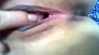 Korean Ex-Girlfriend's Pussy on Phone Cam