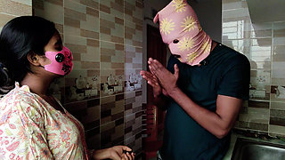 Elder Step-stepsister Teach Sex Her Step-stepbrother in the Kitchen