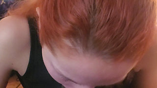 Lucianna Lucci Sucks on Monster BBC!