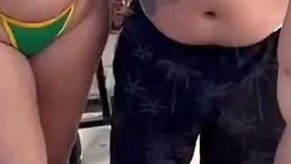 Beach Seller in a Salty Package Eats the Two Hot Girls in Exchange Left Happy
