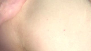 A nice evening with a sweet young girl. Pink close-up.